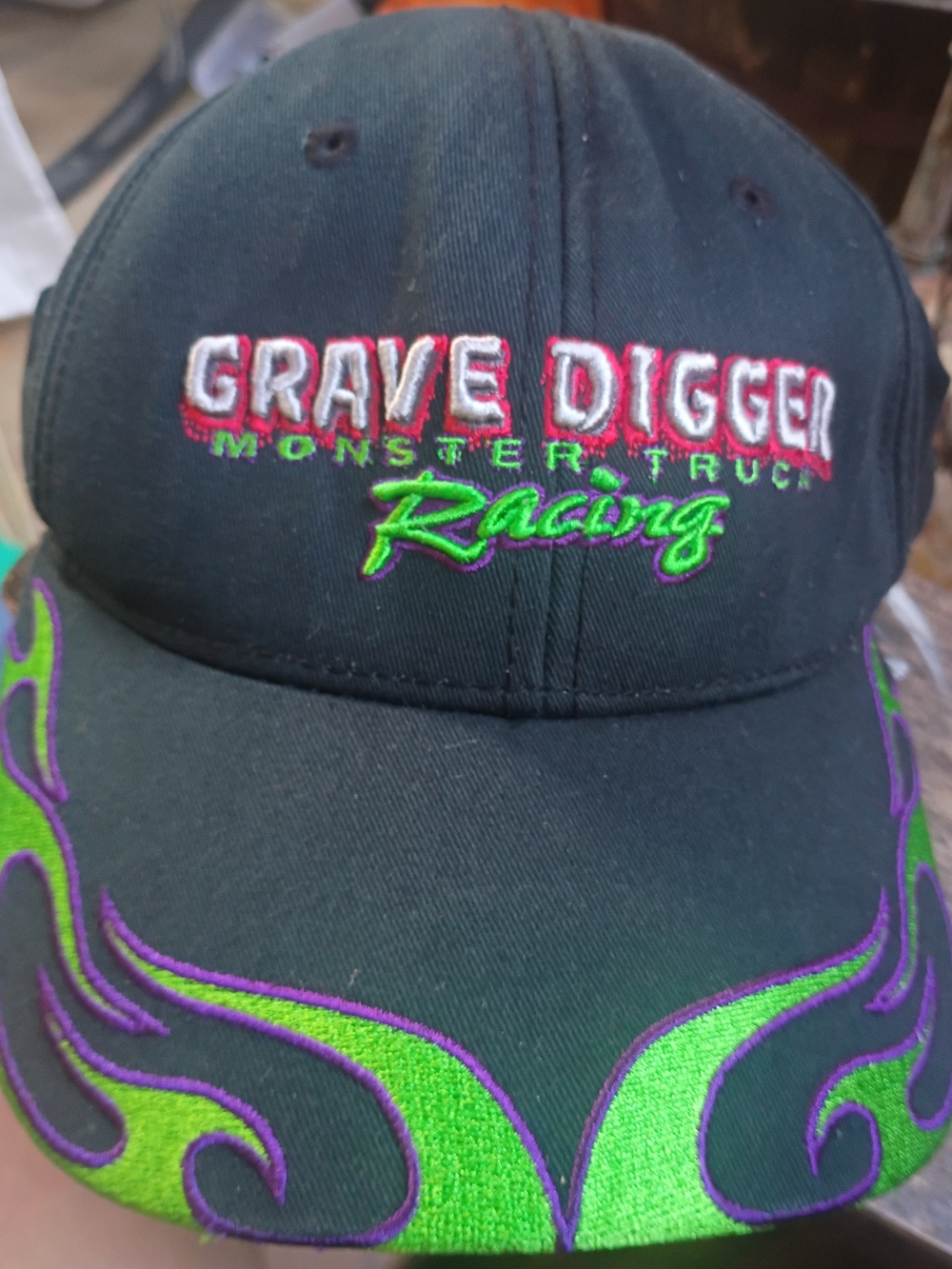 Vintage Monster Jam Gravedigger Hat